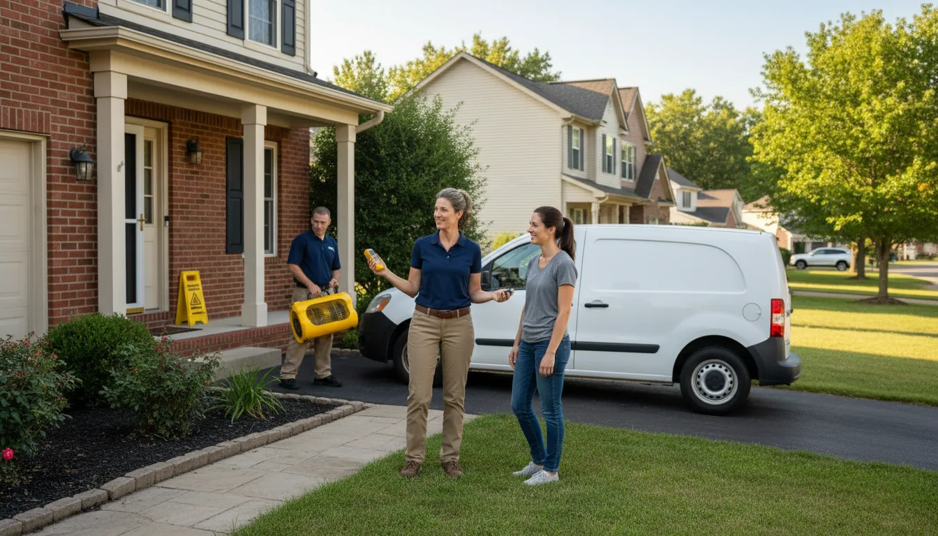 Water restoration image for Home Water Damage Repair in Baker, CA